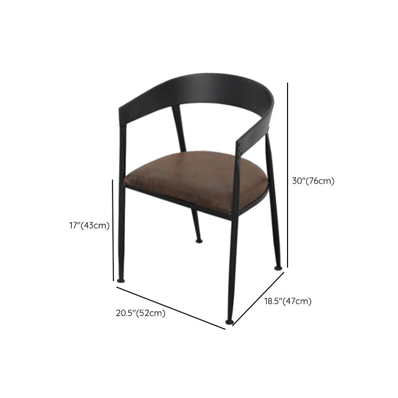 Brown Solid Wood Furniture with Chairs 1/2/3/5 Pcs Industrial Dinette Set Clearhalo 'Dining Room Sets' 'Dining Tables & Seating' 'dining_room_set' 'furn' 'furn_dining_room_set' 'Furniture' 'Kitchen & Dining Furniture' 1200x1200_a1043a35-27f1-47a2-92ef-db2b910a53fa