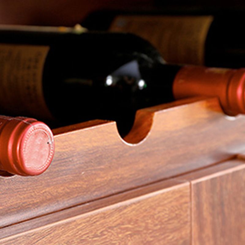 Modern Sideboard in Brown Solid Wood DIning Sideboard with Doors Clearhalo 'buffet_sideboard' 'Buffets & Sideboards' 'furn' 'furn_buffet_sideboard' 'Furniture' 'Kitchen & Dining Furniture' 1200x1200_a1049319-46c0-4999-a4e2-6511850f8e46