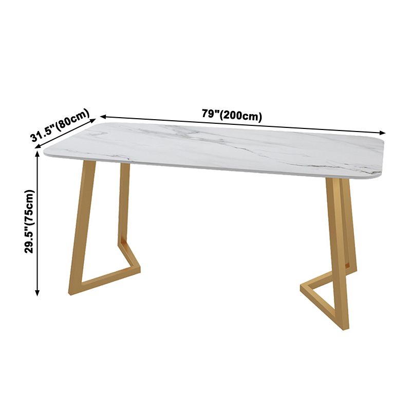 Marble Dining Site Table Traditional Luxury Rectangle Dining Table for Kitchen Home Clearhalo ' dining_table' 'Dining Tables & Seating' 'Dining Tables' 'furn' 'furn_dining_table' 'Furniture' 'furniture_dining_table' 'Kitchen & Dining Furniture' 'kitchen&dining_furn' 'kitchen' 'kitchen_dining_table' 1200x1200_a10792dd-e46b-43aa-be18-cd925b829e14