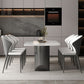 Industrial Sintered Stone Top Table Rectangle Table with Double Pedestal Clearhalo 'Dining Tables & Seating' 'Dining Tables' 'dining_table' 'furn' 'furn_dining_table' 'Furniture' 'Kitchen & Dining Furniture' 1200x1200_a108eacd-3bcf-463e-90b6-798d6546e692