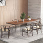 Modern Pine Wood Dining Set 1/4/6/7 Pieces Brown Dinette Set with Chairs Clearhalo 'Dining Room Sets' 'Dining Tables & Seating' 'dining_room_set' 'furn' 'furn_dining_room_set' 'Furniture' 'Kitchen & Dining Furniture' 1200x1200_a10c766f-aa8c-4b05-afca-58a06a1856bc