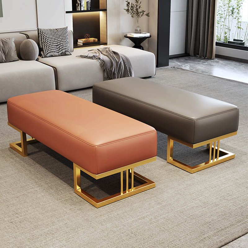 Panch d'ingresso glam Banca ammortizzata con sedioni in metallo rettangolo, larghezza 18 pollici