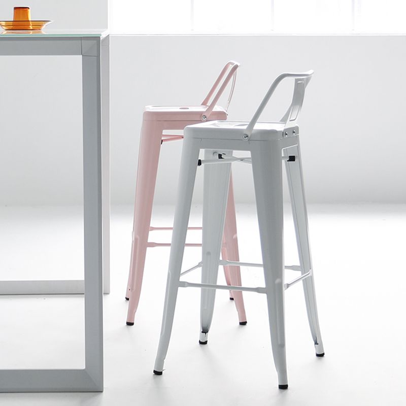 Modern Coffee Shop Sabures Cuadrones de metal cuadrado Bar & Counter Tabres