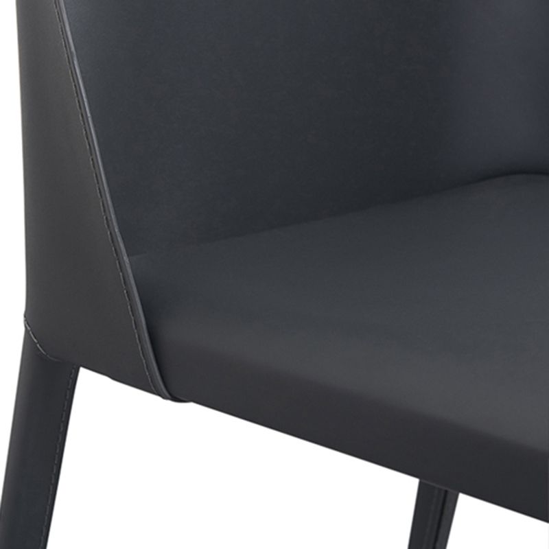 Saddle Leather Designer Style Side Chair Matte Finish Parsons Dining Chair (Set of 2) Clearhalo ' kitchen&dining_furn' 'Dining Chairs' 'Dining Tables & Seating' 'dining_chair' 'furn' 'furn_dining_chair' 'Furniture' 'furniture_dining_chair' 'Kitchen & Dining Furniture' 'kitchen' 1200x1200_a110f825-f1ed-4a5d-8c4f-bf7ecbd754ed