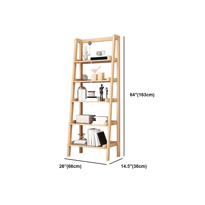 Libreria per scaffale per scaffali per tabelloni aperti in noce moderna per sala da studio