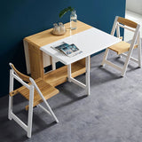 1/2/3/5 Pcs Wood Modern Dining Room Set with Foldable Table Dinette Set Clearhalo 'Dining Room Sets' 'Dining Tables & Seating' 'dining_room_set' 'furn' 'furn_dining_room_set' 'Furniture' 'furniture_dining_room_set' 'Kitchen & Dining Furniture' 'kitchen&dining_furn' 'kitchen' 1200x1200_a1172566-2a05-4a61-999a-0610216a2123