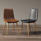 Modern Style Side Chair Faux Leather Dining Chair with Metal Leg Clearhalo 'Dining Chairs' 'Dining Tables & Seating' 'dining_chair' 'furn' 'furn_dining_chair' 'Furniture' 'Kitchen & Dining Furniture' 1200x1200_a1187086-befe-4b79-8248-2ff3aed24dca