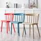 Scandinavian Home Slat Back Side Chair Matte Finish Plastic Dining Chair Clearhalo ' kitchen&dining_furn' 'Dining Chairs' 'Dining Tables & Seating' 'dining_chair' 'furn' 'furn_dining_chair' 'Furniture' 'furniture_dining_chair' 'Kitchen & Dining Furniture' 'kitchen' 1200x1200_a1197c49-b5c2-4525-92a6-9030673b3d94