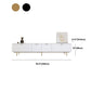 Modern TV Console Contemporary White TV Stand with Storage for Living Room