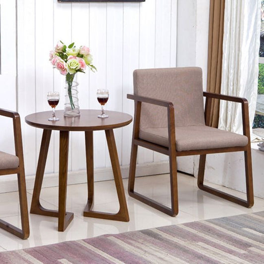 Contemporary Style Dining Side Chair Wooden Dining Arm Chairs for Kitchen Clearhalo ' kitchen&dining_furn' 'Dining Chairs' 'Dining Tables & Seating' 'dining_chair' 'furn' 'furn_dining_chair' 'Furniture' 'furniture_dining_chair' 'Kitchen & Dining Furniture' 'kitchen' 1200x1200_a119939d-4b41-4c8f-8446-964e4c4cd18b