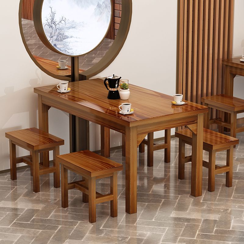 Modern Style Dining Table Solid Wood Dining Table for Dining Room