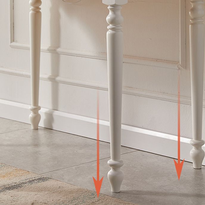 17.72 "brede ijdelheidsset met laden massief houten make-up ijdelheid