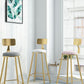 Nordic Style Upholstered Counter Height Stool Round Armless Stools Clearhalo 'Bar Furniture' 'Bar Stools' 'bar_stools' 'furn' 'furn_bar_stools' 'Furniture' 'furniture_bar_stools' 'Kitchen & Dining Furniture' 1200x1200_a11dd19c-6d06-4f42-9466-b929fc82c33c
