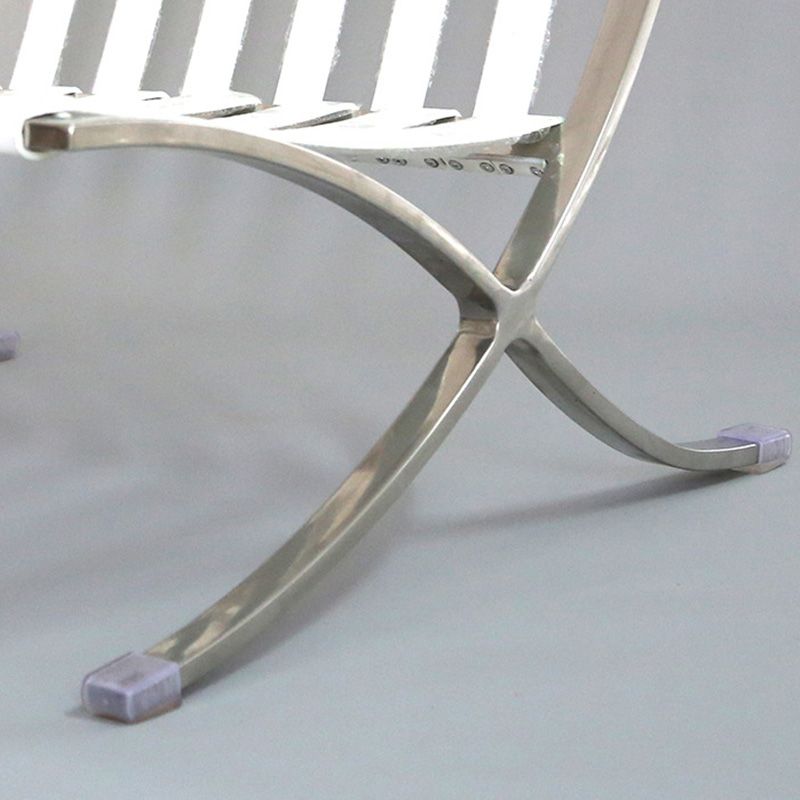 Canapé en cuir sans bras 30,70 "canapé dtufté pour le salon avec des jambes en métal