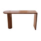 Brown Wood Pub Table with Specialty Table Top Double Pedestal Table - 41.3" H Clearhalo 'Bar Furniture' 'Bar Tables' 'bar_tables' 'furn' 'furn_bar_tables' 'Furniture' 'furniture_bar_tables' 'Kitchen & Dining Furniture' 1200x1200_a1216301-c30a-4997-b2f4-e09962791acc