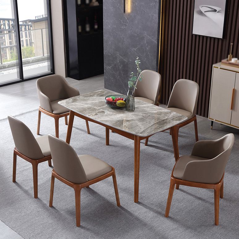 Wood Industrial Dining Chair with Color Cushion Solid Chair for Dining Room Clearhalo ' kitchen&dining_furn' 'Dining Chairs' 'Dining Tables & Seating' 'dining_chair' 'furn' 'furn_dining_chair' 'Furniture' 'furniture_dining_chair' 'Kitchen & Dining Furniture' 'kitchen' 1200x1200_a123a317-e624-4812-94c8-43061ec31095