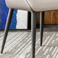 Silla de comedor contemporánea sillas laterales de comedor con patas de metal