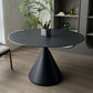 Contemporary Style Round Dining Table Steel Pedestal Base Table for Home Clearhalo 'Dining Tables & Seating' 'Dining Tables' 'dining_table' 'furn' 'furn_dining_table' 'Furniture' 'Kitchen & Dining Furniture' 1200x1200_a1247920-4114-4867-a259-e9a0922ff5cb
