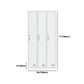 Contemporary Style Wardrobe White Metal Wardrobe Closet for Home Clearhalo 'Armoires & Wardrobes' 'armoires_wardrobes' 'Bedroom Furniture' 'furn' 'furn_armoires_wardrobes' 'Furniture' 1200x1200_a124a976-eac8-47c8-950d-6e57cb54e17b