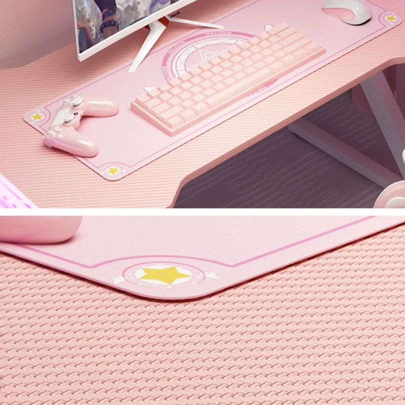 28"H Glam Gaming Desk Cable Management Rectangular Wooden Office Desk Clearhalo 'furn' 'furn_office_desk' 'Furniture' 'Office Desks' 'Office Furniture' 'office_desk' 1200x1200_a1267683-0509-4662-965c-3e02530f65eb