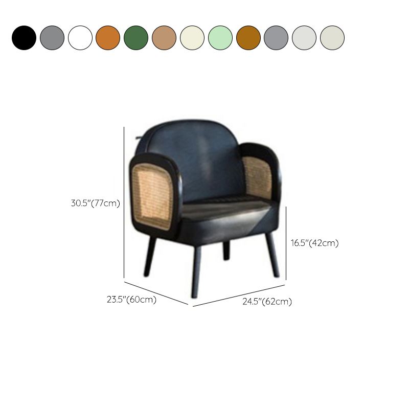 Industrial Upholstered Accent Armchair 4 Legs Wood Frame Armchair Clearhalo 'Accent Chairs' 'accent_chairs' 'Chairs & Seating' 'furn' 'furn_accent_chairs' 'Furniture' 'Living Room Furniture' 1200x1200_a1281565-9a9f-400c-bb18-55db7e126d4b