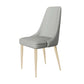 Faux Leather Side Chair Glam Parsons Dining Chair with Gold Legs Clearhalo 'Dining Chairs' 'Dining Tables & Seating' 'dining_chair' 'furn' 'furn_dining_chair' 'Furniture' 'Kitchen & Dining Furniture' 1200x1200_a12c1b77-7b4c-436f-8f50-ffc3ad7e7b14