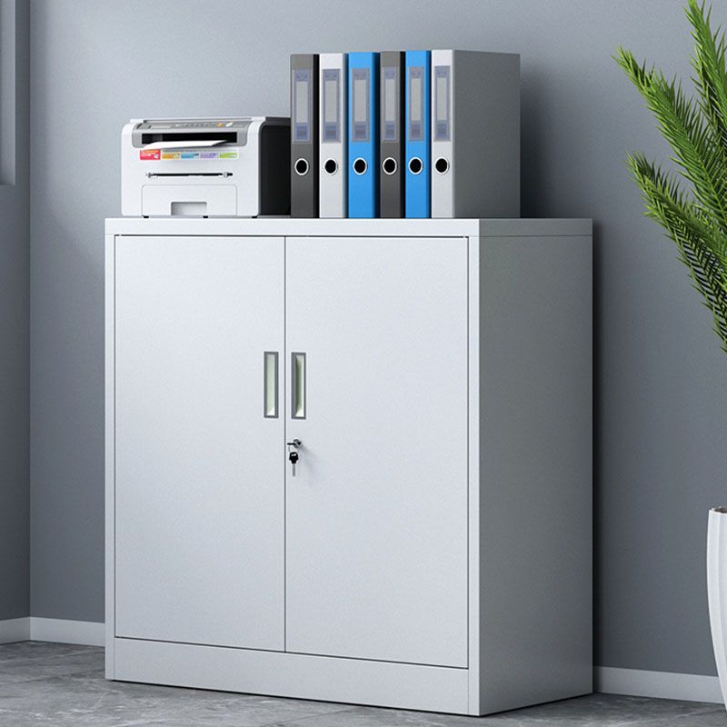 基本的な金属ファイルキャビネットソリッドカラーストレージシェルフロックファイルキャビネットオフィス用