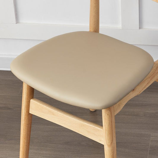 Contemporary Indoor Solid Wood Open Back Dining Side Chair for Restaurant Clearhalo 'Dining Chairs' 'Dining Tables & Seating' 'dining_chair' 'furn' 'furn_dining_chair' 'Furniture' 'Kitchen & Dining Furniture' 1200x1200_a12dc780-4aae-4e53-9933-d12c9595d1dc