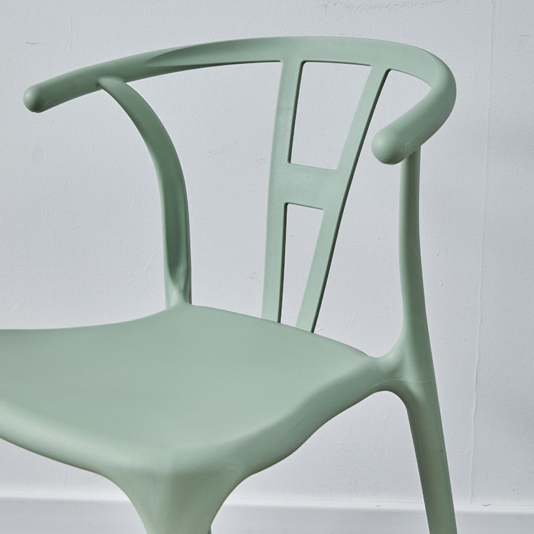 Modern Style Plastic Dining Chair Stackable Armless Dining Side Chair for Kitchen Clearhalo ' kitchen&dining_furn' 'Dining Chairs' 'Dining Tables & Seating' 'dining_chair' 'furn' 'furn_dining_chair' 'Furniture' 'furniture_dining_chair' 'Kitchen & Dining Furniture' 'kitchen' 1200x1200_a12e13f6-f05a-4cac-bffc-16f67bc7c5a2