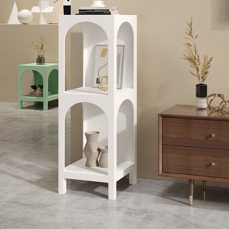 13.78 "W Scandinave antique finis final étagère bibliothèque en métal étagère avec étagères