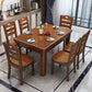 Solid Wood Dining Table Modern Rectangle Dining Table for Dining Room