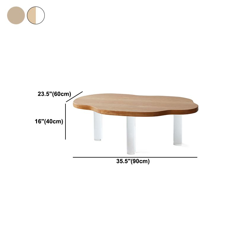 Nordic Style Cocktail Table Pine Material Wood ColorFree Shape Coffee Table Clearhalo 'Coffee & Accent Tables' 'Coffee Tables' 'coffee_tables' 'furn' 'furn_coffee_tables' 'Furniture' 'furniture_coffee_tables' 'Living Room Furniture' 1200x1200_a139f753-e6c1-44d0-820e-c95465efe061