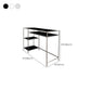 Modern Style Glass Writing Desk Rectangular Shape Office Table for Home
