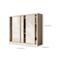Modern Wardrobe Armoire with Garment Rod Wood Wardrobe Cabinet Clearhalo 'Armoires & Wardrobes' 'armoires_wardrobes' 'Bedroom Furniture' 'furn' 'furn_armoires_wardrobes' 'Furniture' 1200x1200_a13de22f-1baa-4118-b9bf-a9a8be29b692