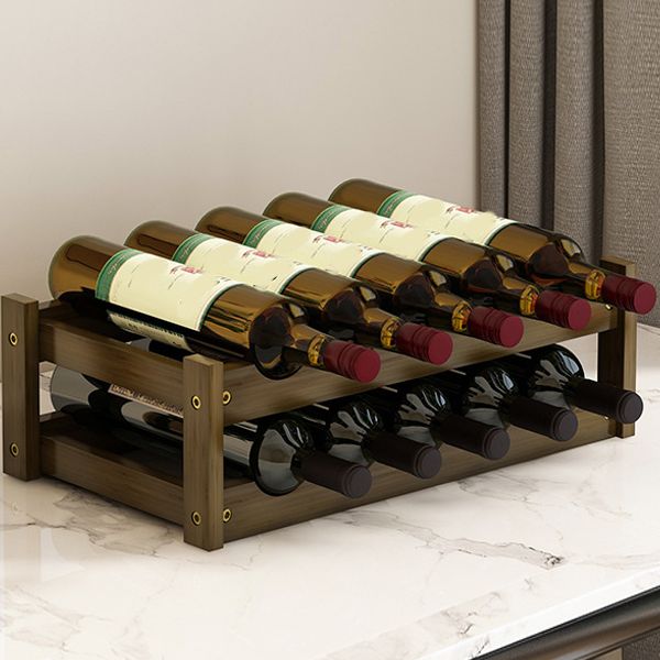 Modern Modern Wine Rack-fles tafel van het midden van de eeuw
