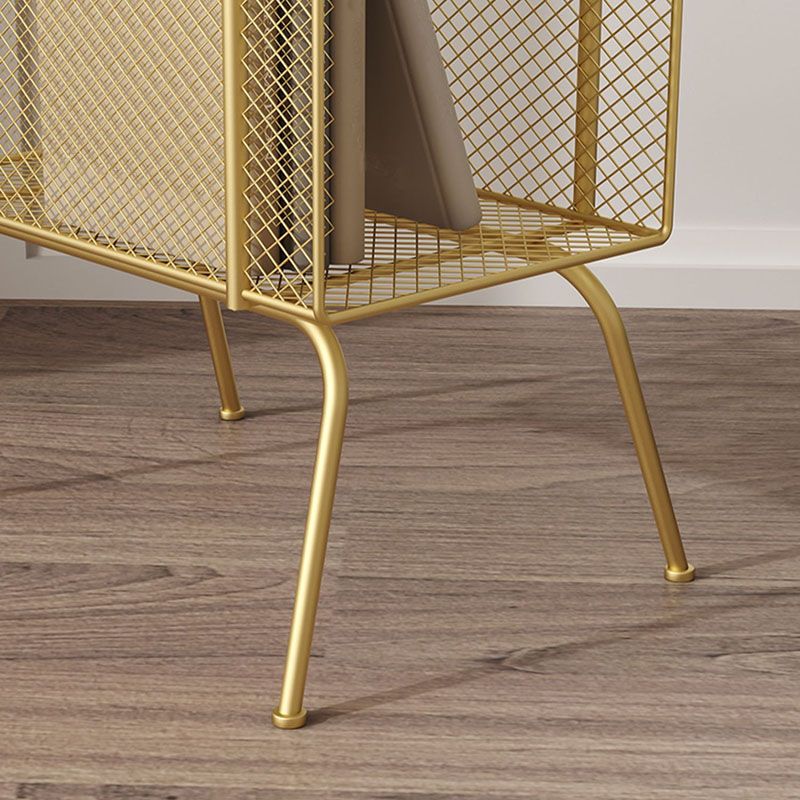 27.5 "H Bibliothèque de style contemporain Metal Open Back Bookshelf pour la maison