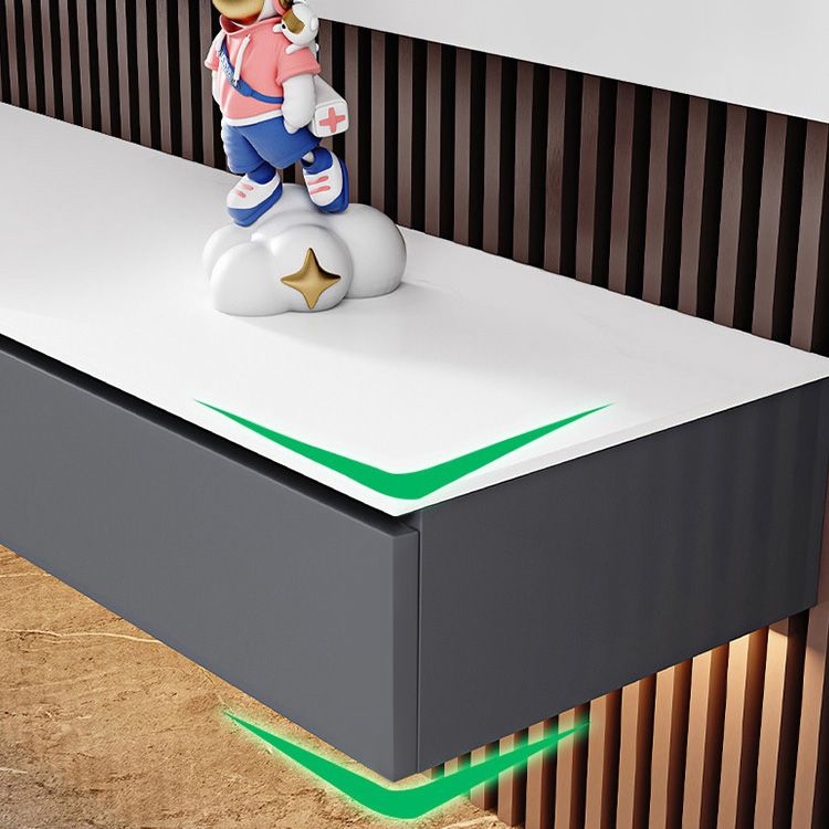 Stone TV Stand Console Wall Mounted Media Console with Drawers Clearhalo 'furn' 'furn_tv_stands_entertainment_centers' 'Furniture' 'Living Room Furniture' 'TV Stands & Entertainment Centers' 'TV Stands & Media Storage Furniture' 'tv_stands_entertainment_centers' 1200x1200_a13e47c2-7f2d-43d9-adf5-861fc670b105