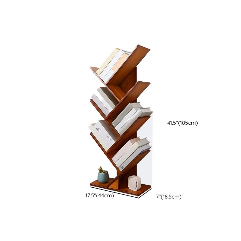 Modern Open Back Bookshelf Engineered Wood Bookcase for Study Room Clearhalo 'Bookcases' 'furn' 'furn_bookcases' 'Furniture' 'Office Furniture' 1200x1200_a13ea322-cd0d-48fa-9501-7fa6297fd584