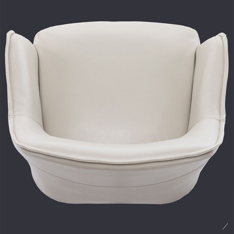 Chaise en cuir fausse 22,4 "L x21,6" W x32.6 "H ARMS INCLUS INCLUS POUR LE SOIR