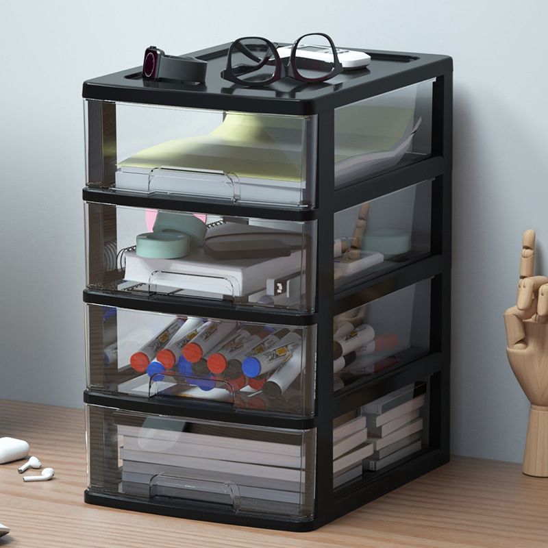 Aktenschrank seitlich Kunststoff moderner Aktenschrank mit Schubladen für Zuhause und Büro