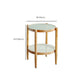 Tropical Round Cocktail Table Storage Solid Wood Coffee Cocktail Table Clearhalo 'Coffee & Accent Tables' 'Coffee Tables' 'coffee_tables' 'furn' 'furn_coffee_tables' 'Furniture' 'Living Room Furniture' 1200x1200_a143a24b-d877-43f0-853b-bf8168e29c4e