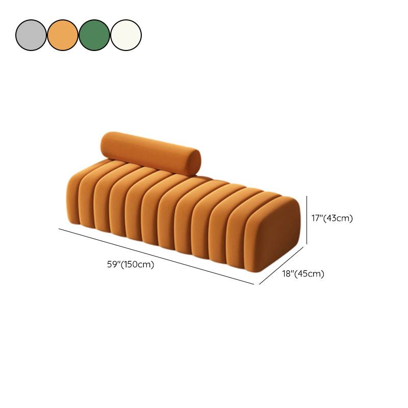 Modern Entryway and Bedroom Bench Backless Seating Bench with Upholstered Clearhalo 'Benches' 'Chairs & Seating' 'furn' 'furn_benches' 'Furniture' 'Living Room Furniture' 1200x1200_a1448750-dc7d-4e5b-bcda-d1fffb0fb04c