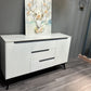 Glam Sideboard Stone Top con porta e cassetto Sideboard per soggiorno