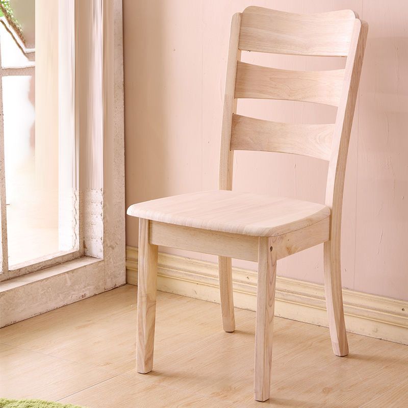 Wood Modern Style Dining Chair Ladder Back Side Chair for Dining Room Clearhalo 'Dining Chairs' 'Dining Tables & Seating' 'dining_chair' 'furn' 'furn_dining_chair' 'Furniture' 'Kitchen & Dining Furniture' 1200x1200_a1453942-24c8-40c7-9dce-7a8784f9ae35