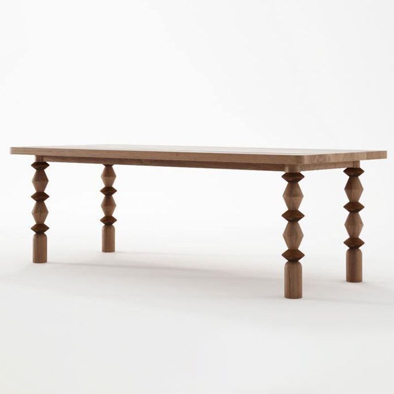 Rectangle Shape Casual Dining Table Solid Wood Fixed Table for Restaurant Clearhalo ' dining_table' 'Dining Tables & Seating' 'Dining Tables' 'furn' 'furn_dining_table' 'Furniture' 'furniture_dining_table' 'Kitchen & Dining Furniture' 'kitchen&dining_furn' 'kitchen' 'kitchen_dining_table' 1200x1200_a1474223-fa76-4915-b972-6097dff63ef3