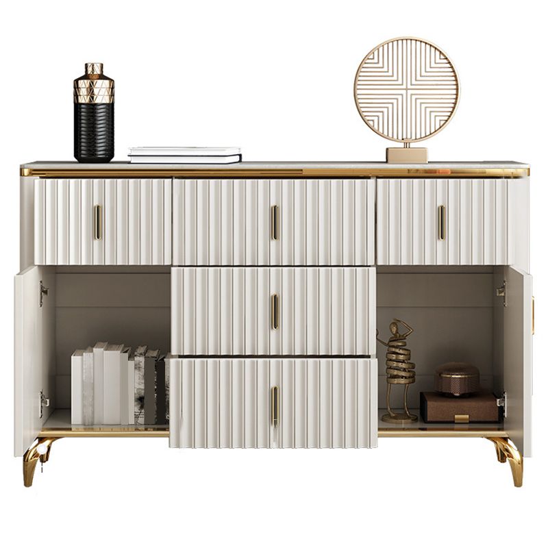 Contemporary Glam Combo Dresser Horizontal Storage Chest Dresser for Home Office Clearhalo 'Bedroom Furniture' 'Dressers & Chests' 'dressers_chests' 'furn' 'furn_dressers_chests' 'Furniture' 1200x1200_a147a1c1-1d95-4dca-9c74-427708adfba3