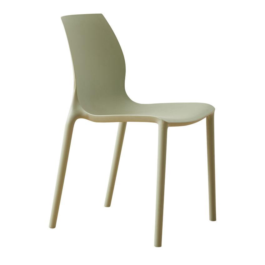 Scandinavian Armless Dining Chairs Plastic Indoor Stackable Solid Back Side Chair Clearhalo ' kitchen&dining_furn' 'Dining Chairs' 'Dining Tables & Seating' 'dining_chair' 'furn' 'furn_dining_chair' 'Furniture' 'furniture_dining_chair' 'Kitchen & Dining Furniture' 'kitchen' 1200x1200_a147c034-1323-4309-8fff-062d896cfc4d