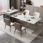 Modern Kitchen Stone Furniture 5 Pcs Standard Height Dining Room Table Set