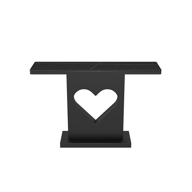 グラム長方形の鉄コンソールテーブルステイン耐性台座屋外コンソールテーブル