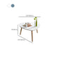 Contemporary Coffee Table Wooden 4 Legs Coffee Cocktail Table Clearhalo 'Coffee & Accent Tables' 'Coffee Tables' 'coffee_tables' 'furn' 'furn_coffee_tables' 'Furniture' 'Living Room Furniture' 1200x1200_a14cd6df-629f-4ee5-8caa-3beaa5418645